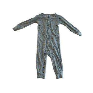 Baby Modern Moments by Gerber Pajamas 18M Blue Lemon Print